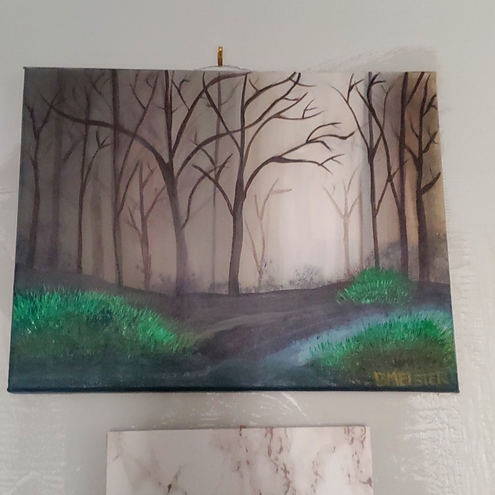 Beautiful acrylic painting.